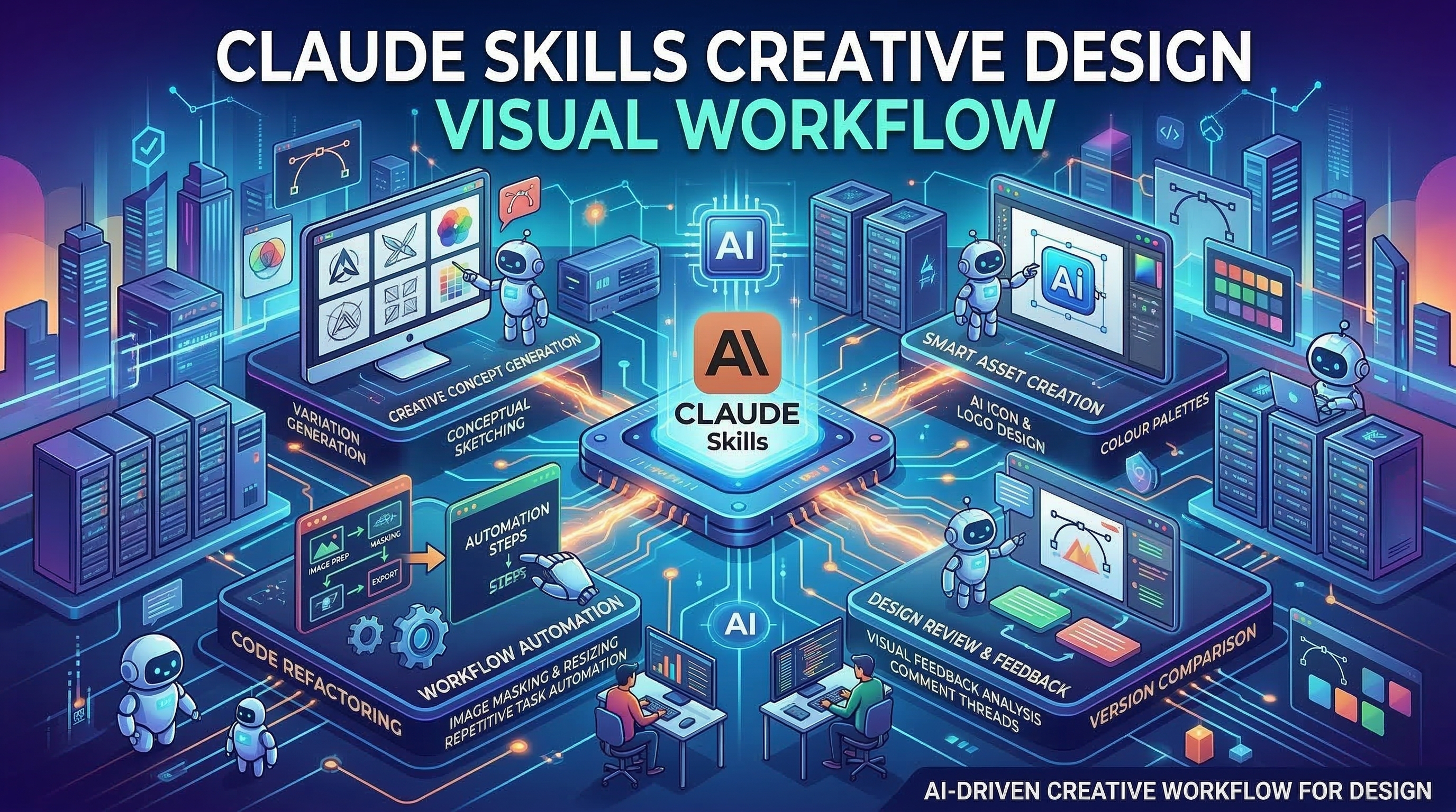クリエイティブデザインのためのClaude Skills：ジェネレーティブアートから本番UIまで